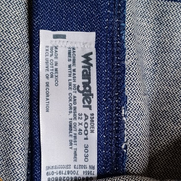 Wrangler Cowboy Cut Seat and Thigh Fit Jeans Mens 32x40 Slim 936 Western Rodeo - Picture 9 of 9